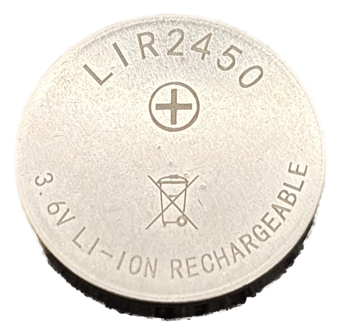 LIR2450 3.6 V rechargeable lithium-ion coin cell